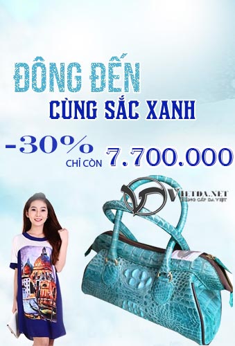 ví nữ da cá sấu 