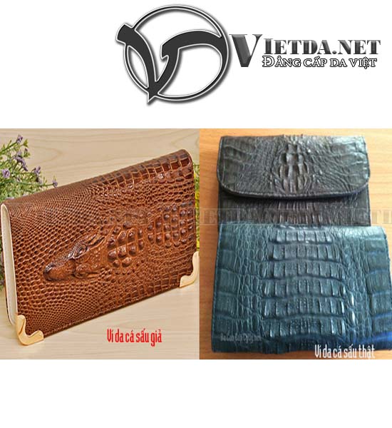 Ví da cá sấu và cách nhận biệt hàng thật giả ?